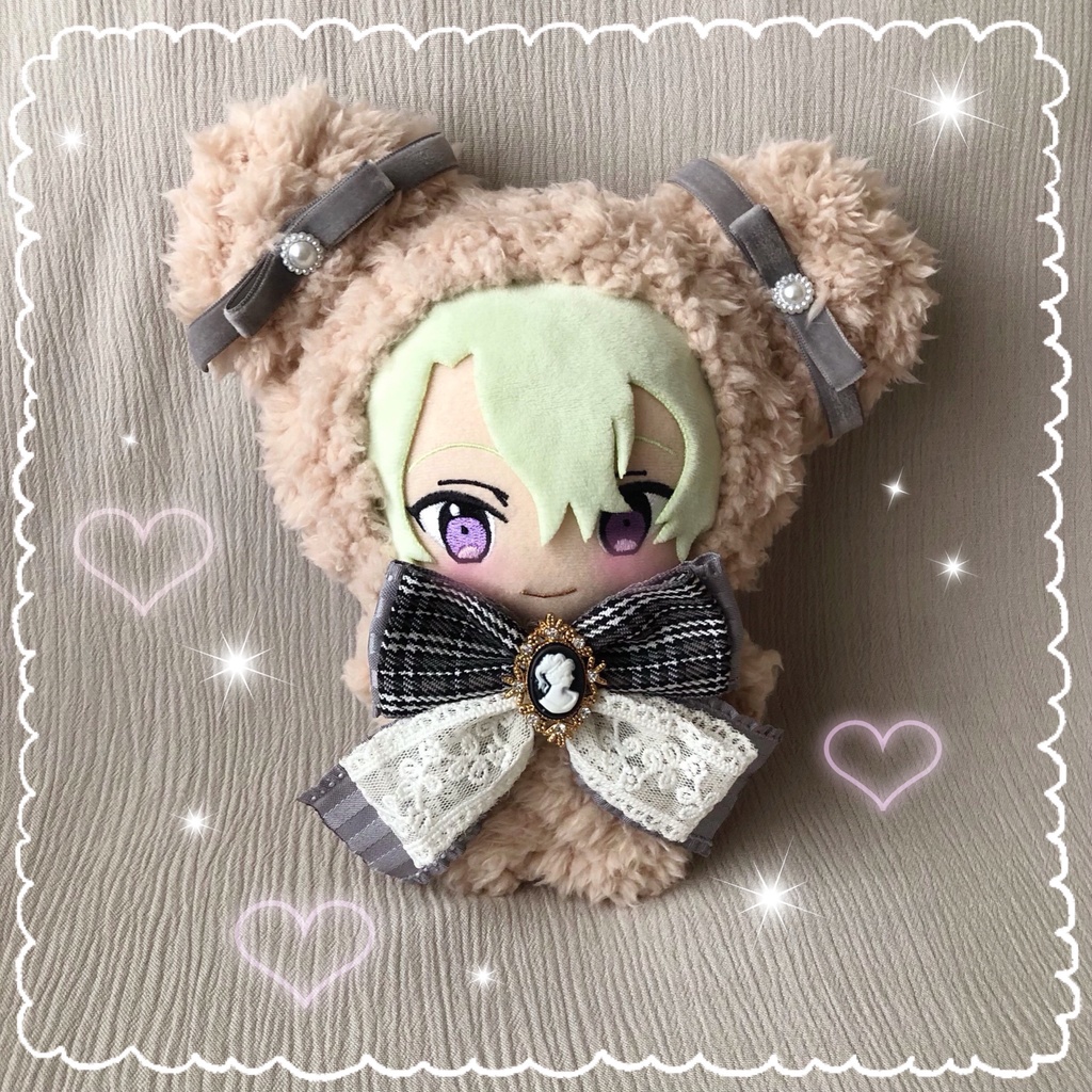 春夏新作 ♡10cm ぬいぐるみ あんスタ 猫 ぬい服着ぐるみ 天使のねこ