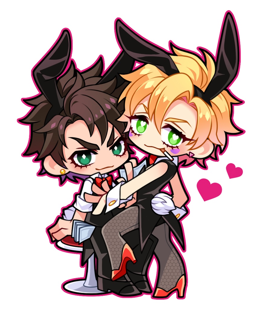 ▼ジョジョ 波紋戦士ハートアクリルキーホルダー