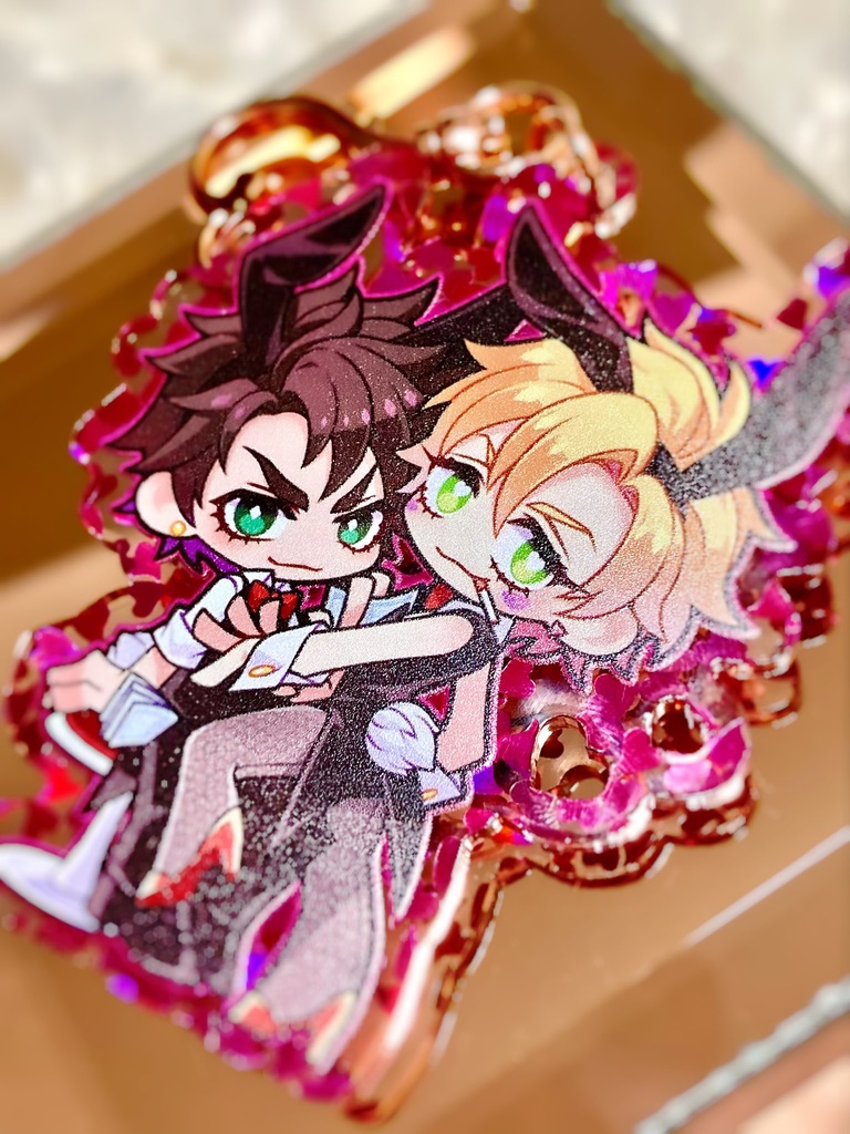 ▼ジョジョ 波紋戦士ハートアクリルキーホルダー