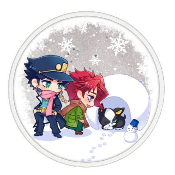 ▼ジョジョ 高校生組+イギースノーコースター