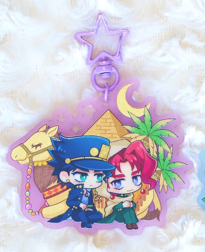 ▼ジョジョ　高校生組熱帯夜アクリルキーホルダー