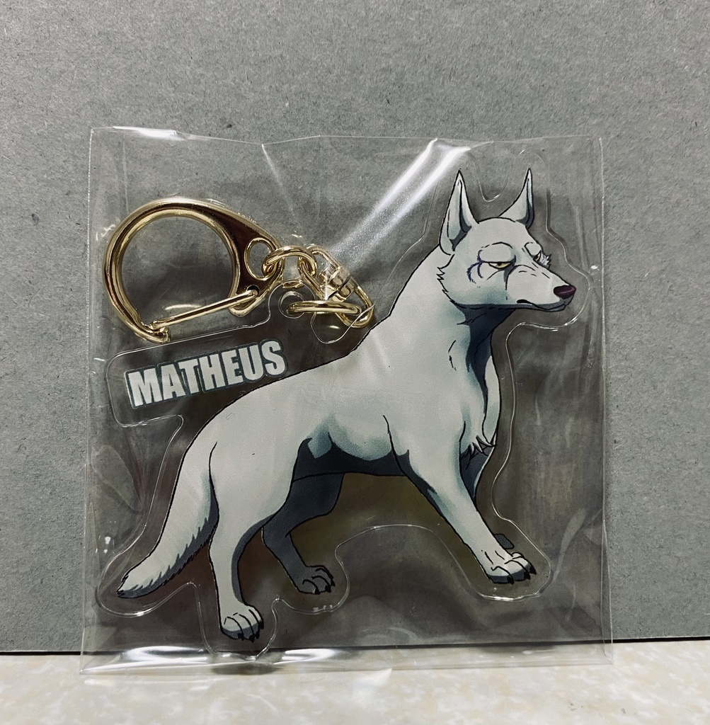 銀牙マラソンアクリルキーホルダー