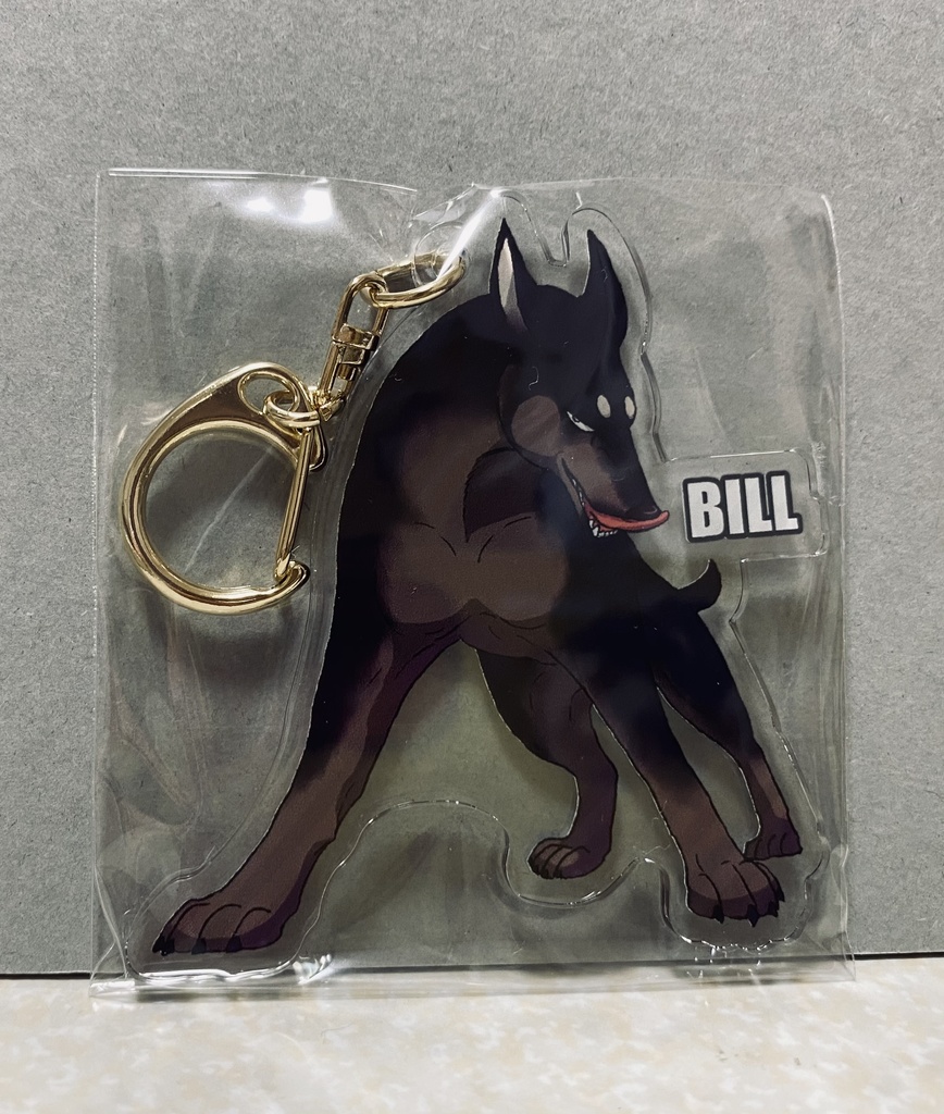 銀牙マラソンアクリルキーホルダー