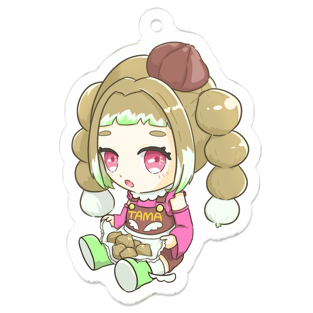 遊園たまねアクリルキーホルダー(たまねぎ)