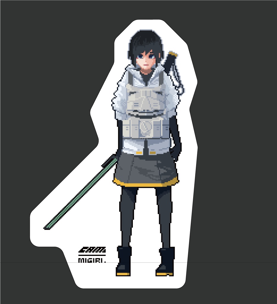 MIGIRI ステッカー