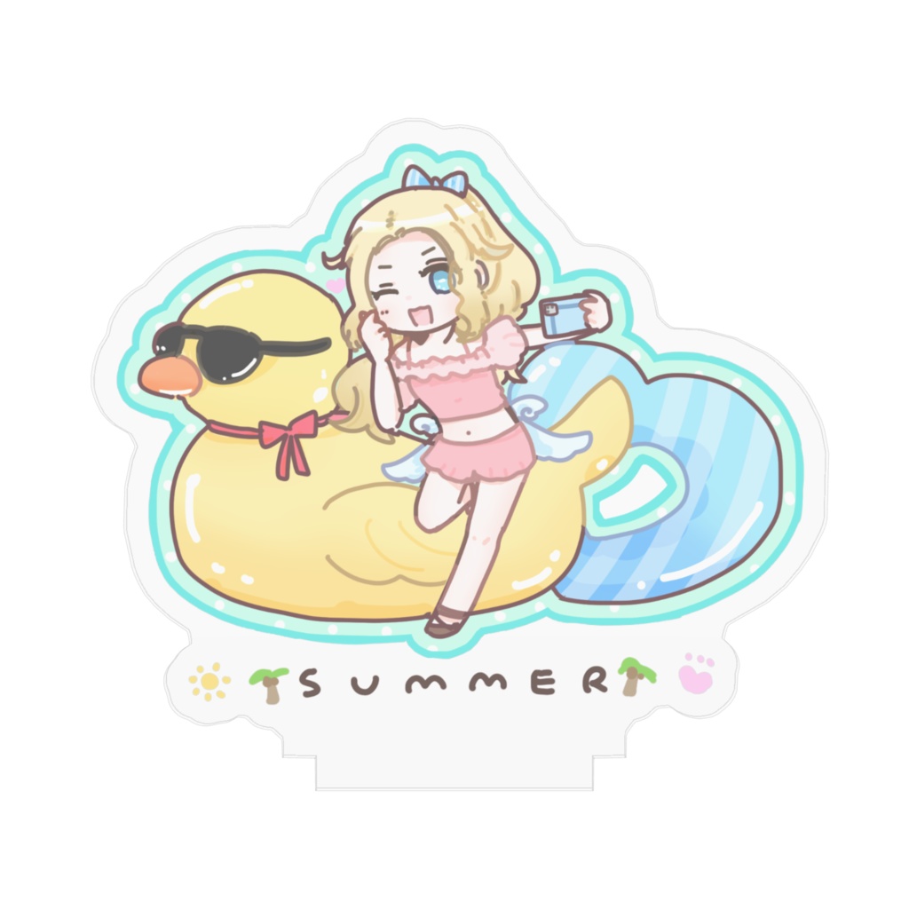 シロナのアクリルフィギュア(サマーバージョン)