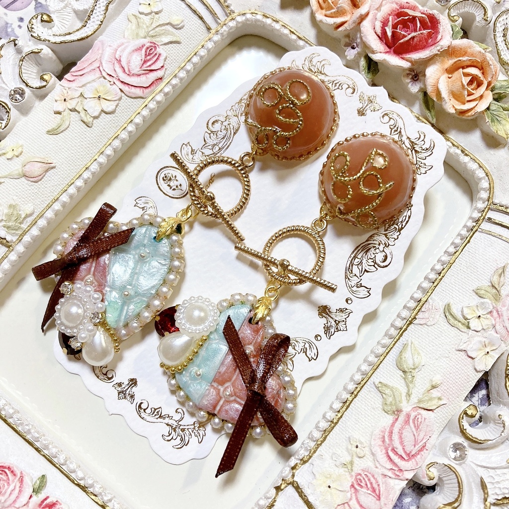 chocomint * ハートのピアス／ イヤリング