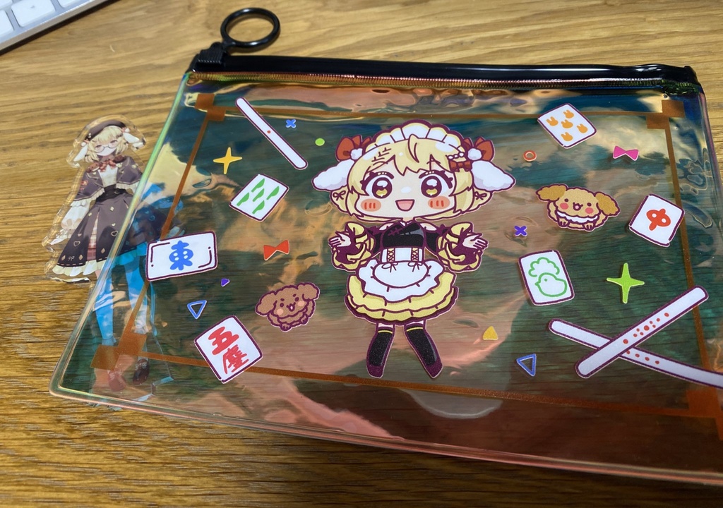 〈非公式〉ねるちゃんオーロラポーチ
