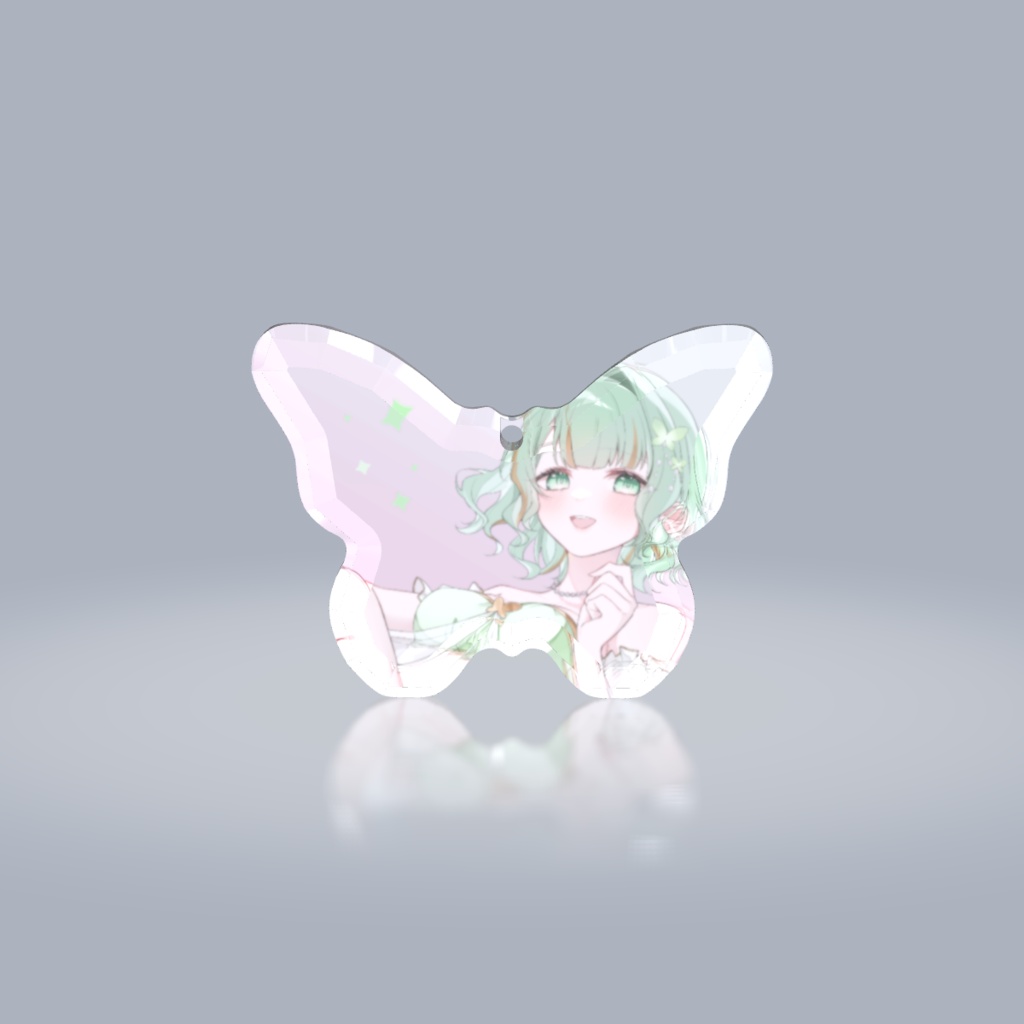 【受注生産】宝石カット風アクリルキーホルダー【26日18:00まで期間延長中】