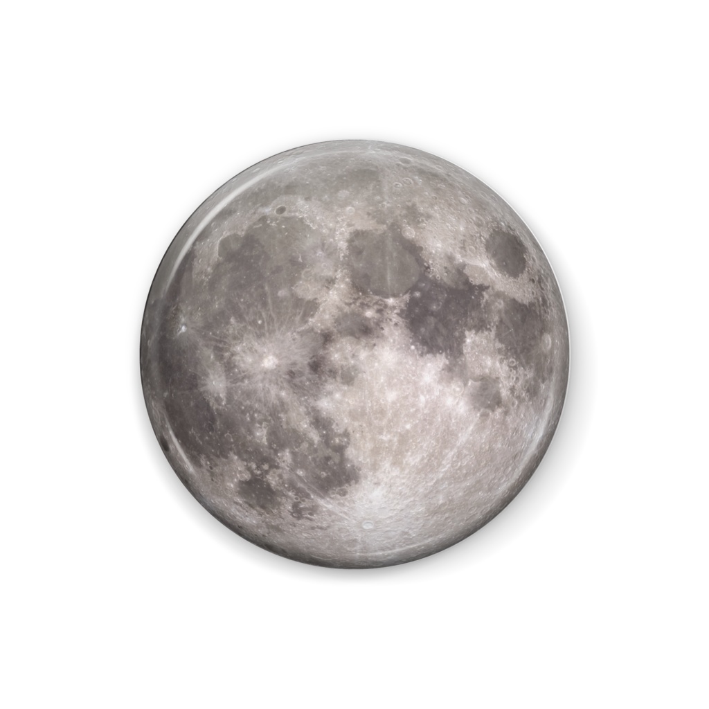 缶バッジ丸型：満月