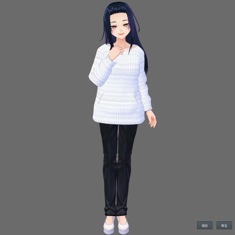 【Vroid】シンプルニット(全40色/無料版あり)