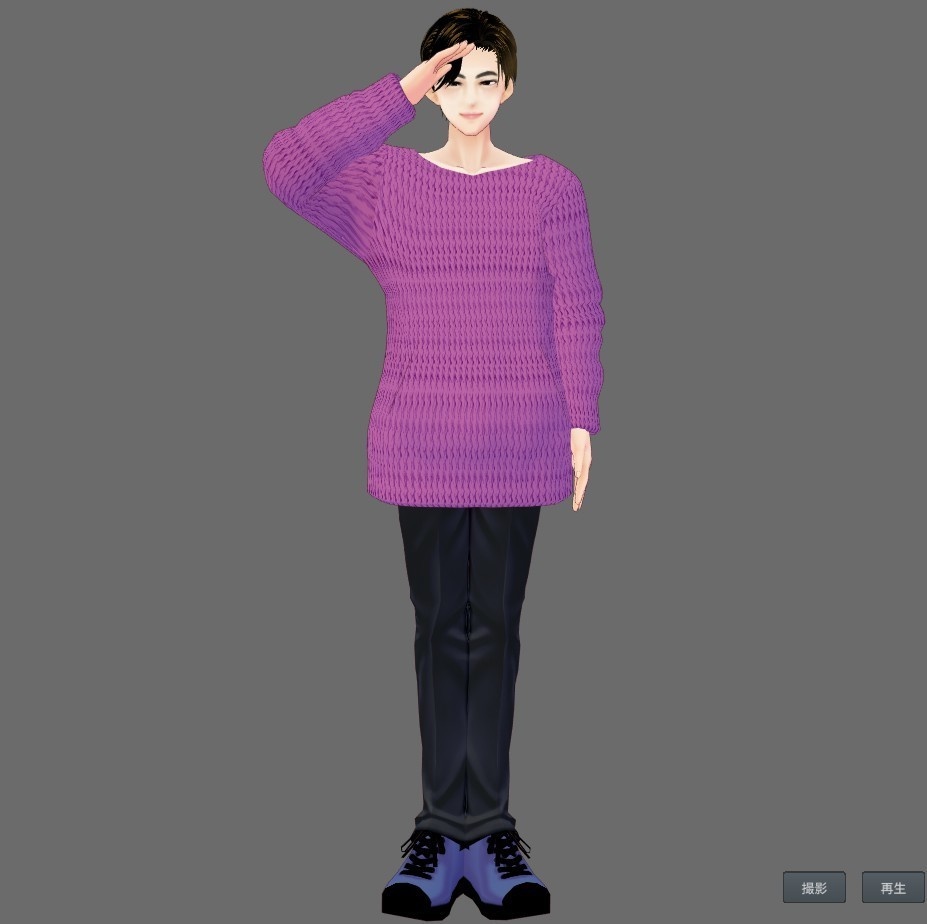 【Vroid】シンプルニット(全40色/無料版あり)