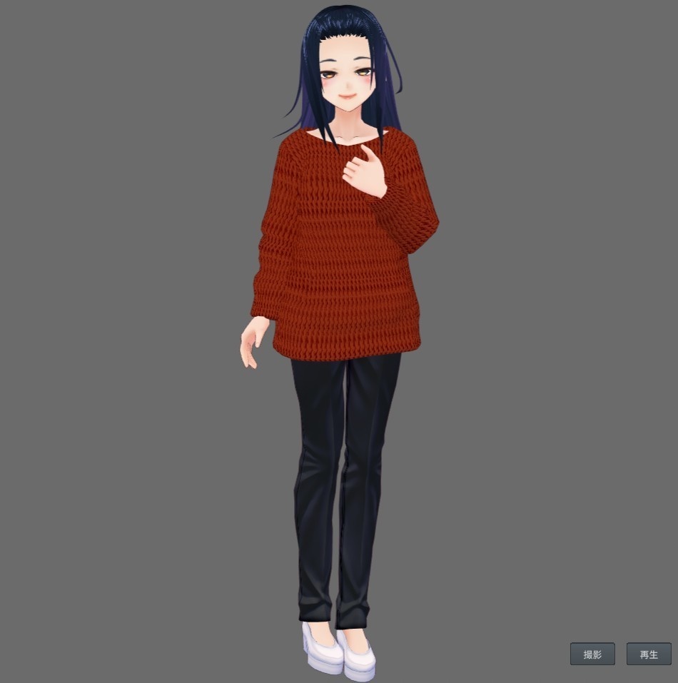 【Vroid】シンプルニット(全40色/無料版あり)