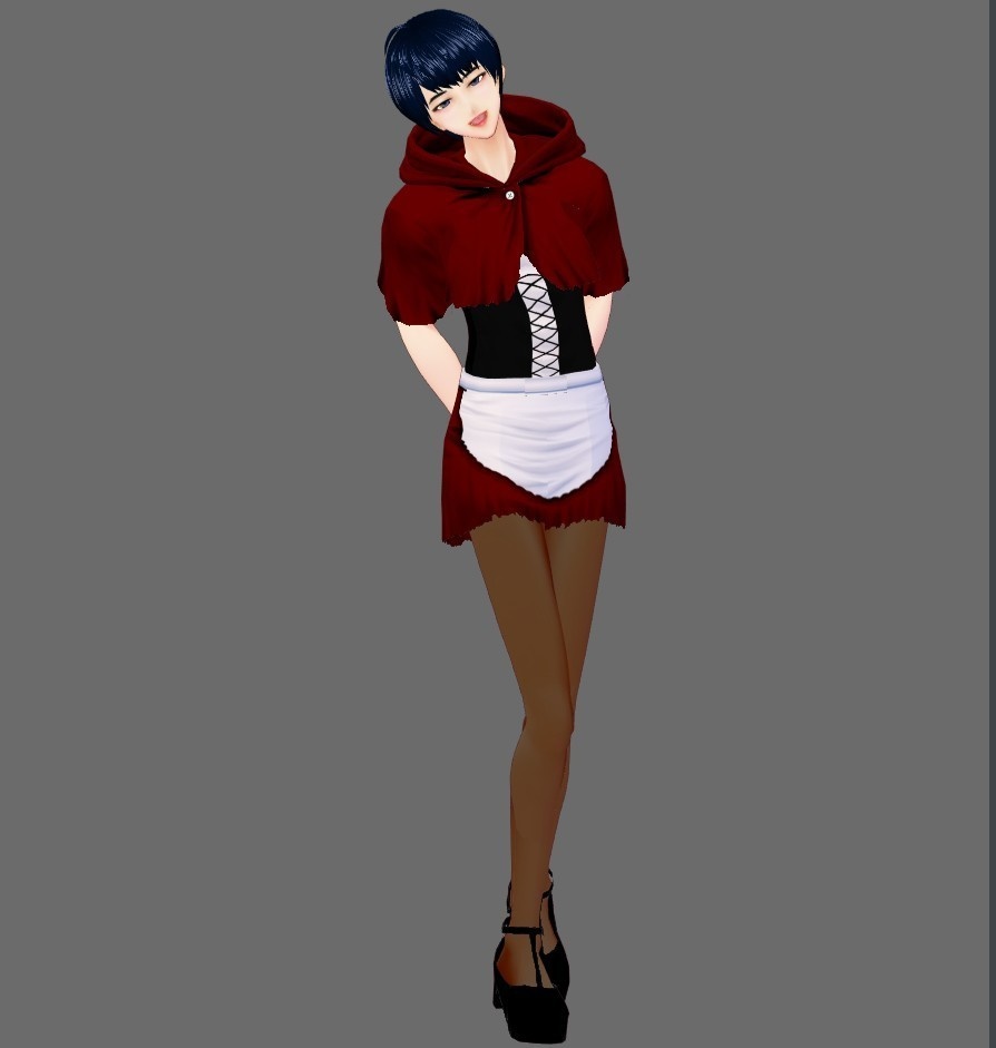 【Vroid】赤ずきんちゃんセット(男女兼用)