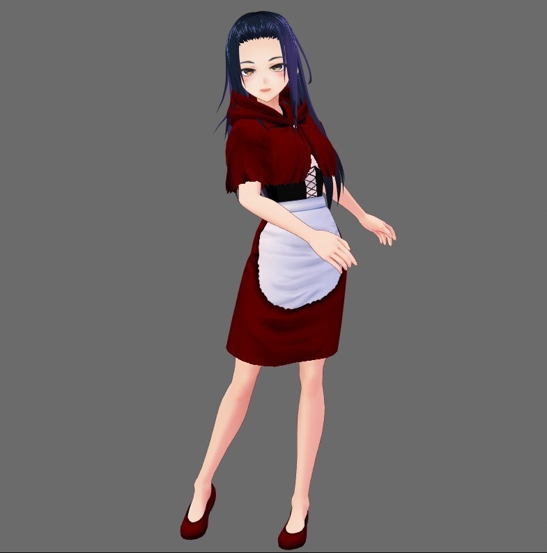 【Vroid】赤ずきんちゃんセット(男女兼用)