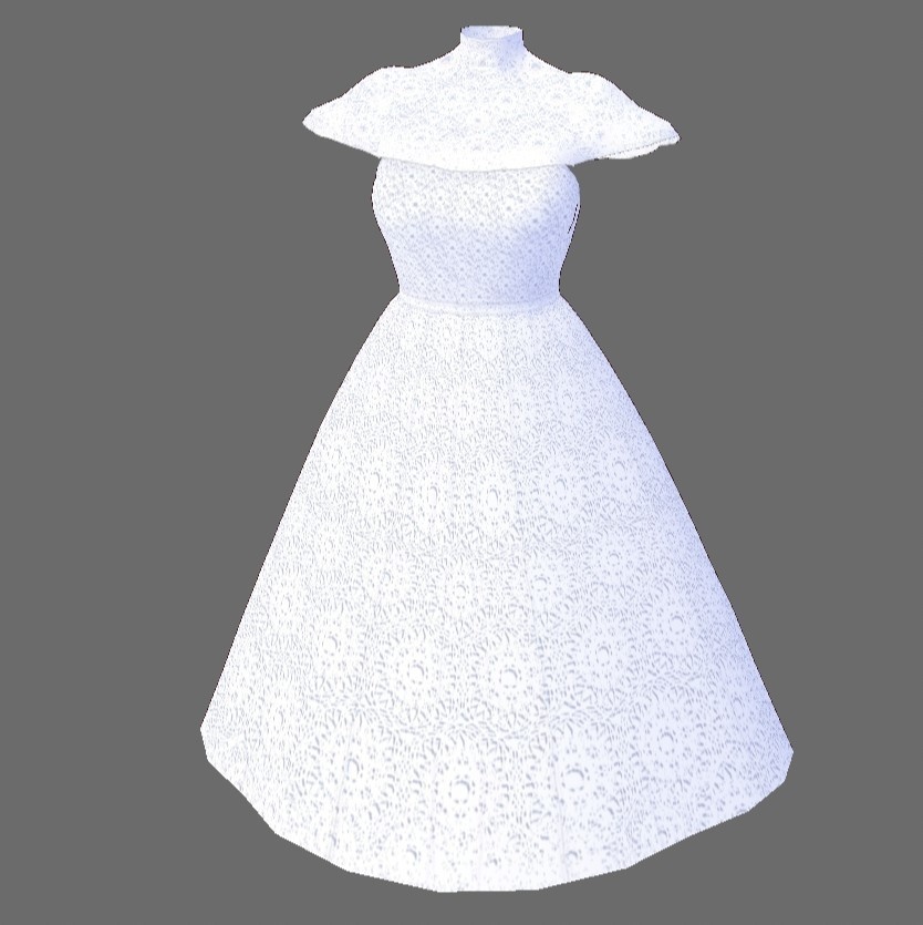 【Vroid】ウエディングドレスセット(無料版あり/男女兼用)