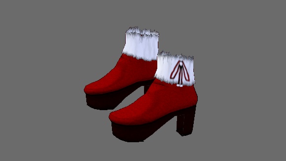 【Vroid】サンタクロースドレスセット(男女兼用)