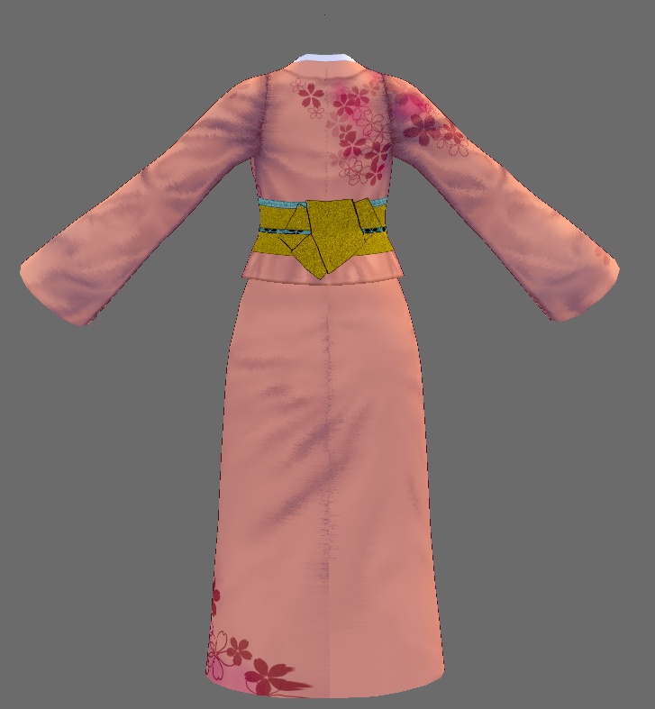 【Vroid】着物風&袴セット(男女兼用)