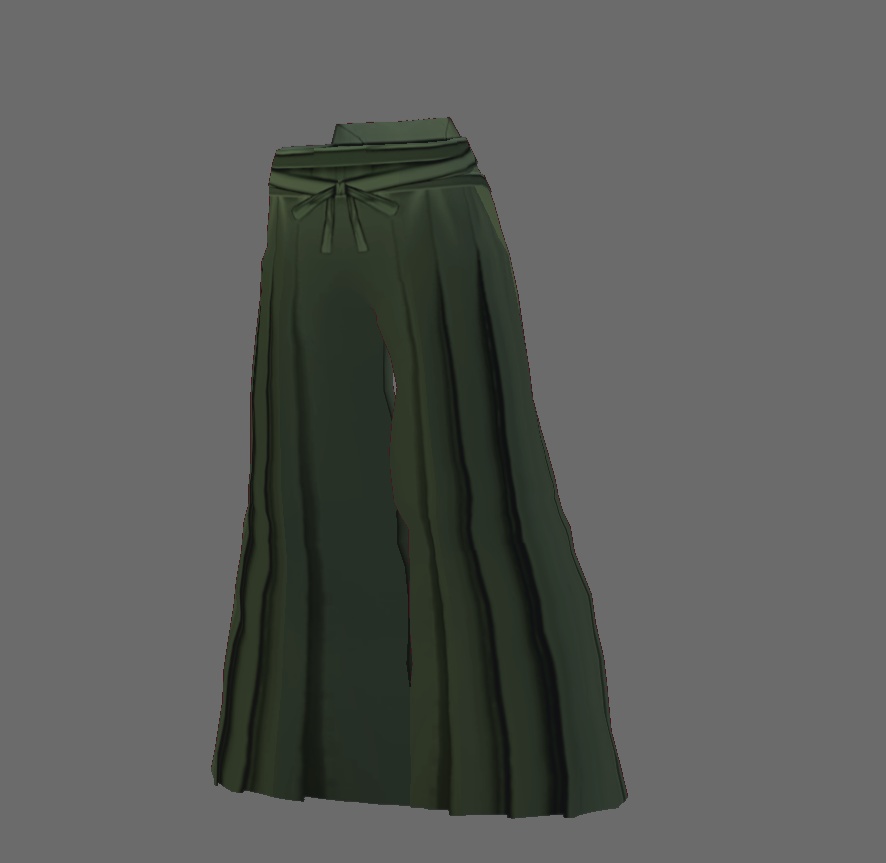 【Vroid】羽織&男袴セット(男女兼用)