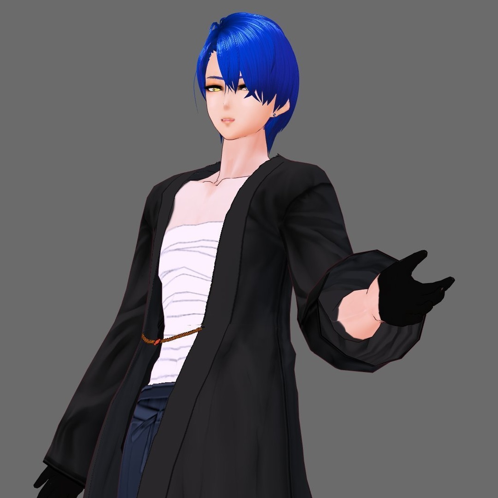 【Vroid】羽織&男袴セット(男女兼用)