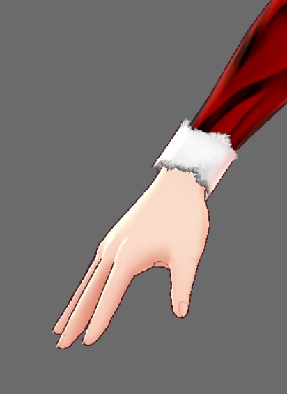 【Vroid】クリスマス風サンタメイド服(男女兼用)