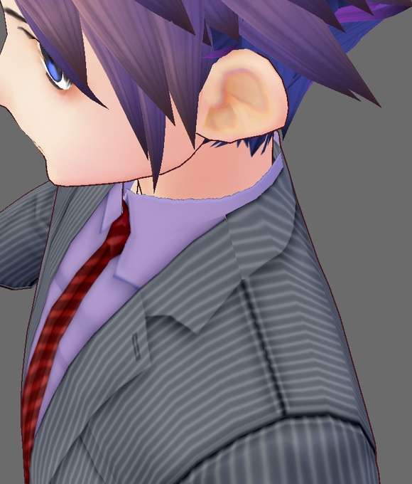 【Vroid】パンツスーツ(男女兼用/全12色+ネクタイ・シャツ付)