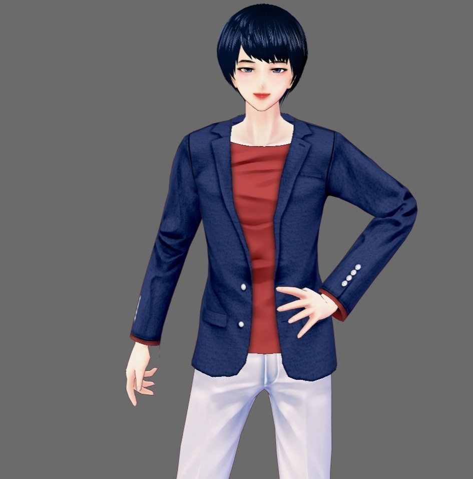 【Vroid】カジュアルジャケット(全10色)