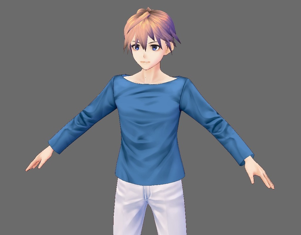 【Vroid】シンプルカットソー(全12色)