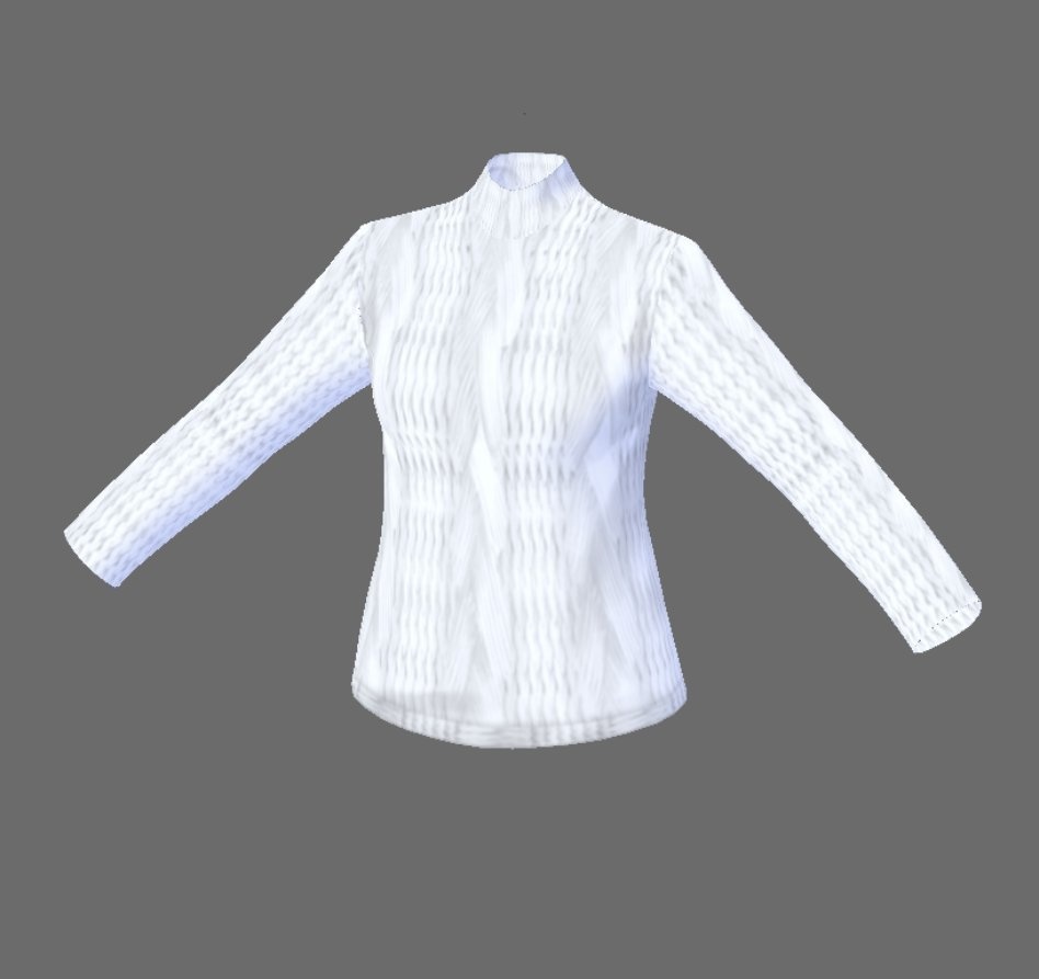 【Vroid】ハイネックセーター(全8色)