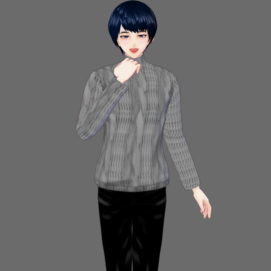 【Vroid】カジュアルジャケット フルセット(インナー付き)