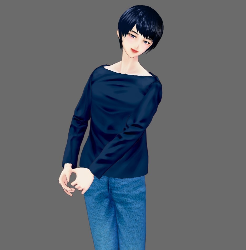 【Vroid】カジュアルジャケット フルセット(インナー付き)