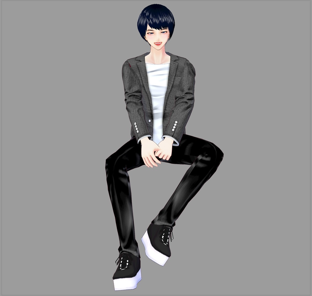 【Vroid】カジュアルジャケット フルセット(インナー付き)