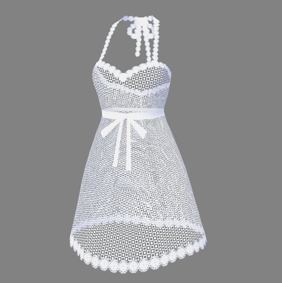 【Vroid】シースルーランジェリー(男女版あり・無料版あり)