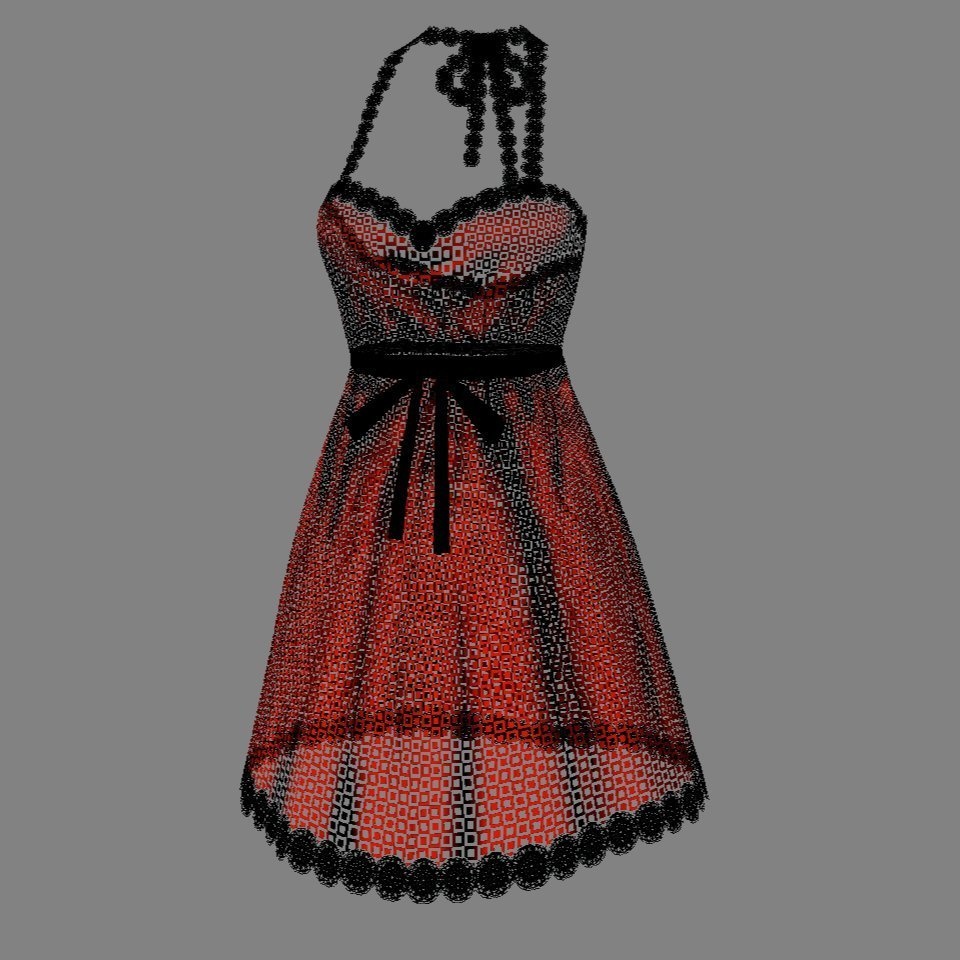 【Vroid】シースルーランジェリー(男女版あり・無料版あり)