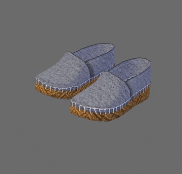 【Vroid】エスパドリーユ風シューズ(男女兼用/全10色/無料版あり)