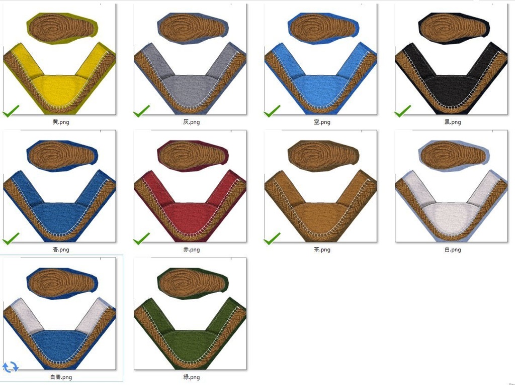 【Vroid】エスパドリーユ風シューズ(男女兼用/全10色/無料版あり)