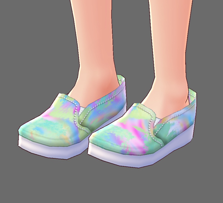 【Vroid】らくがきスリッポン(男女兼用/全4)