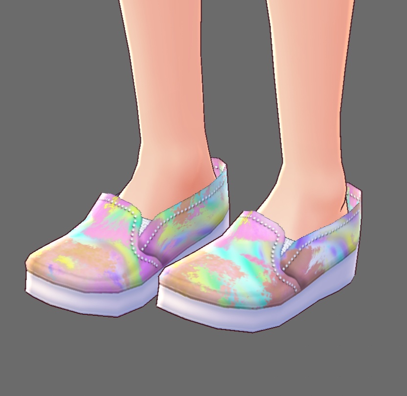 【Vroid】らくがきスリッポン(男女兼用/全4)