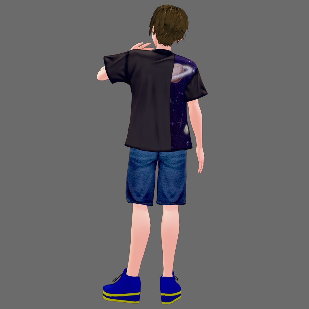 【Vroid】宇宙柄テクスチャセット(男女兼用/全14着)