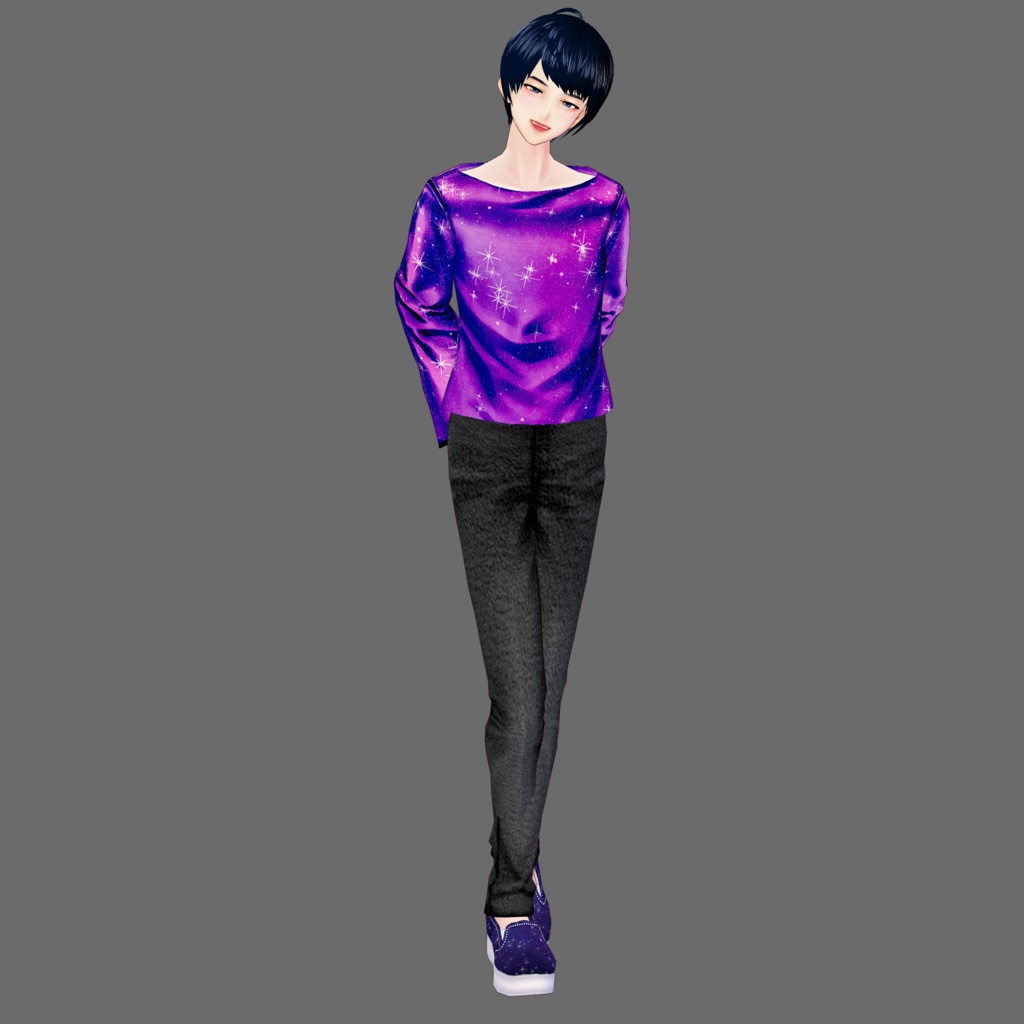 【Vroid】宇宙柄テクスチャセット(男女兼用/全14着)