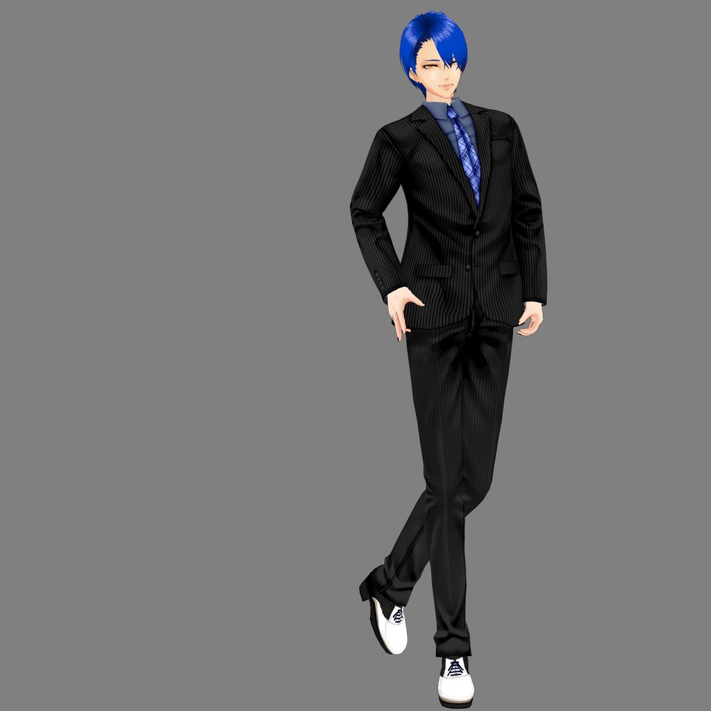 【Vroid】革靴風メンズライクシューズ(オリジナルシューズ作成キット)