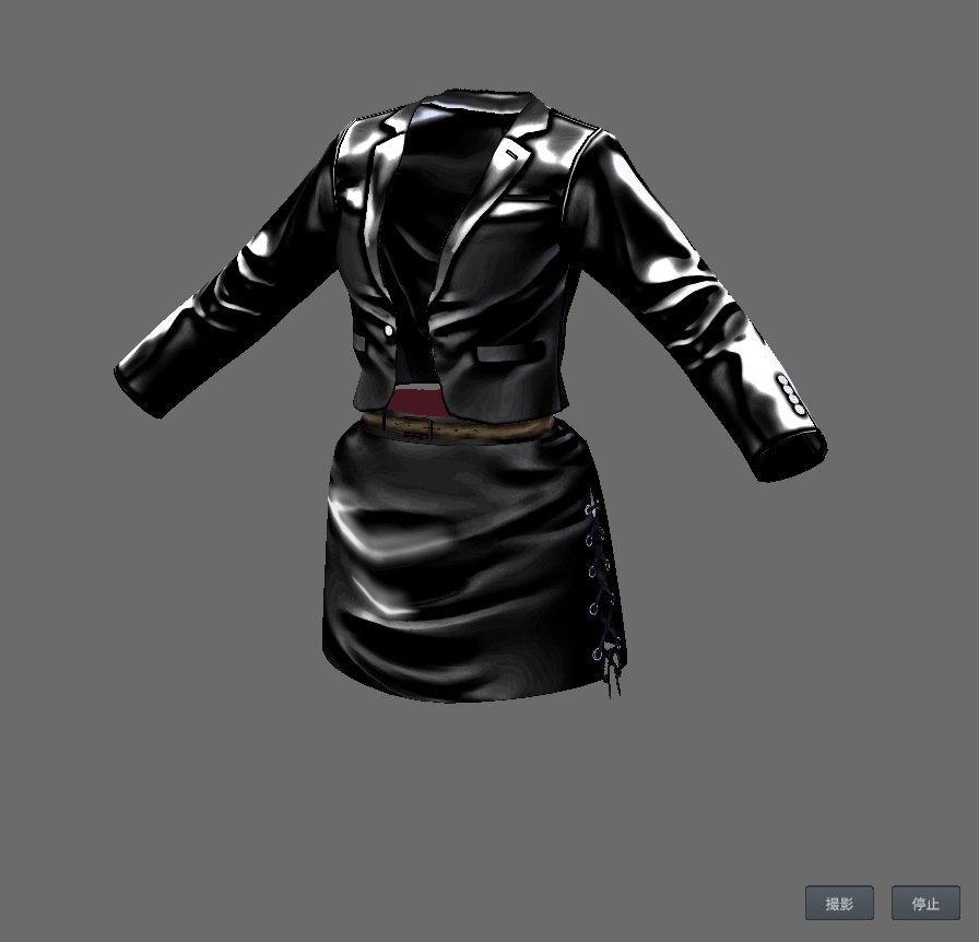 【Vroid】セーラー服(男女兼用/レザー&ツイードジャケット付)