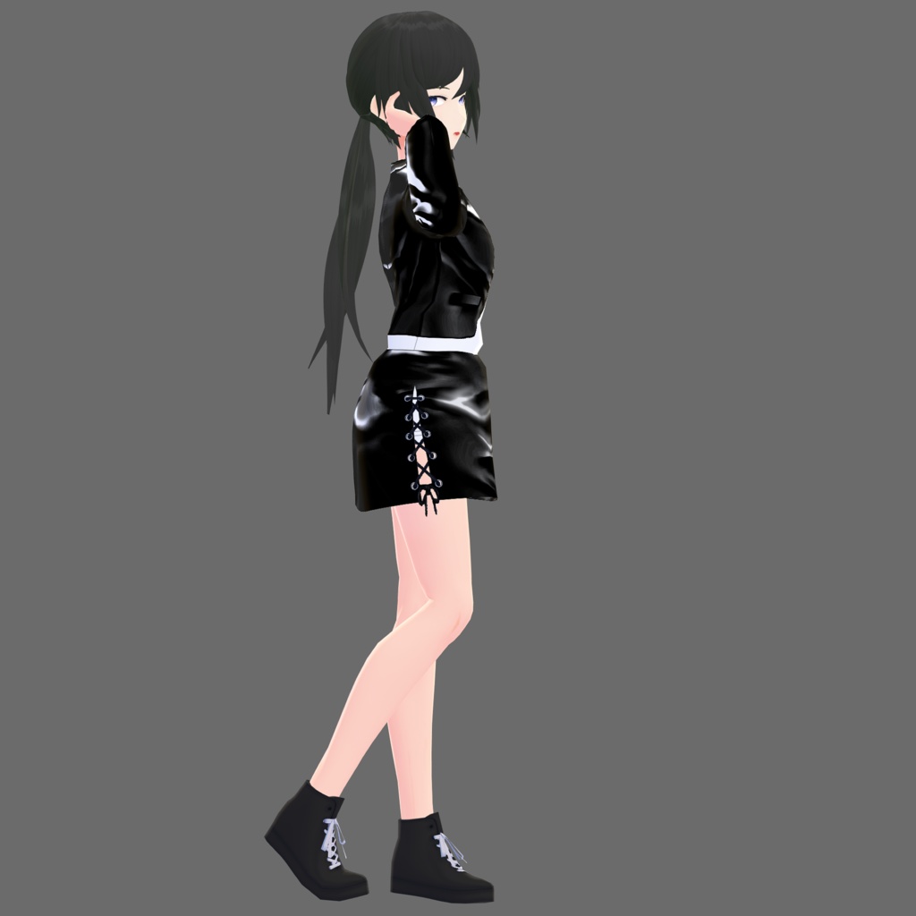 【Vroid】セーラー服(男女兼用/レザー&ツイードジャケット付)