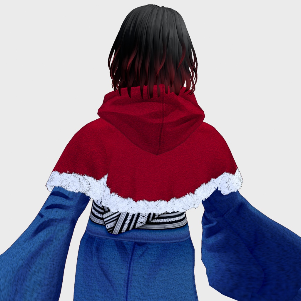 【Vroid】着物用ケープ【女性/女装用/正式版】