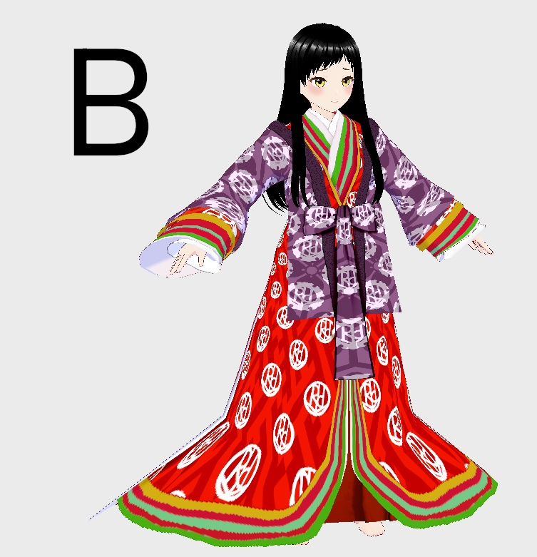 【Vroid】十二単【女性用/正式版】