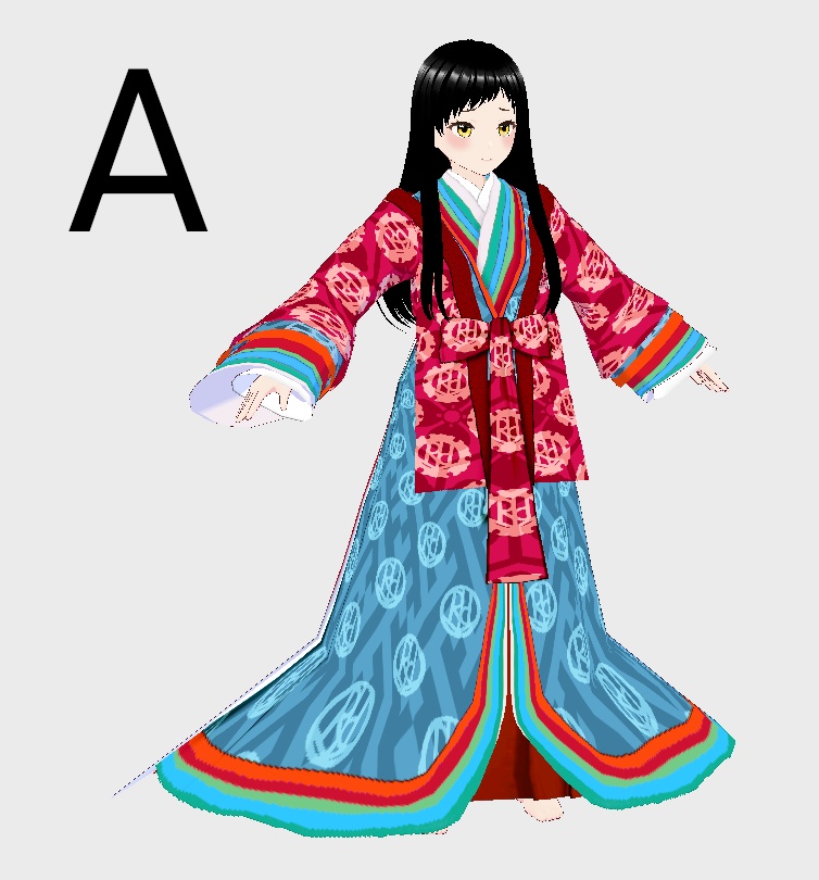 【Vroid】十二単【女性用/正式版】