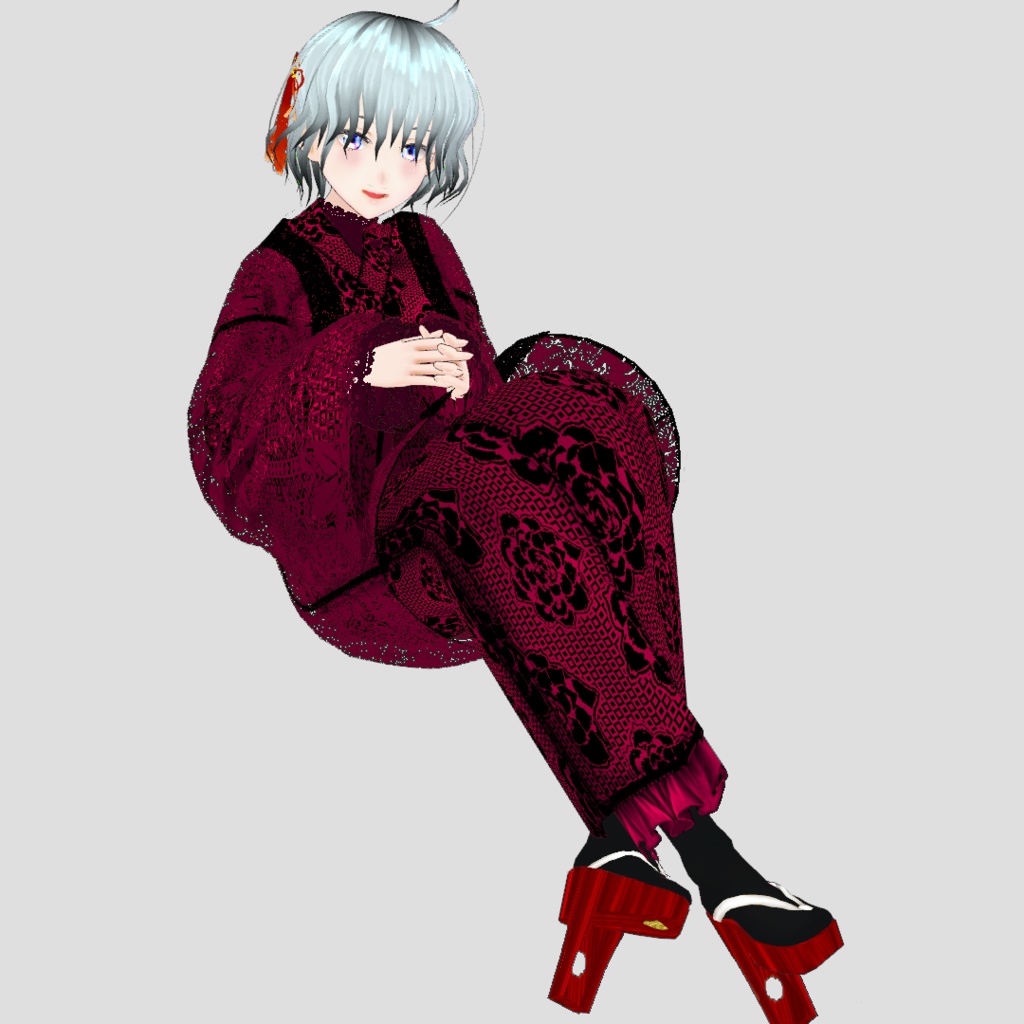 【Vroid】一本歯高下駄風【男女兼用/正式版】