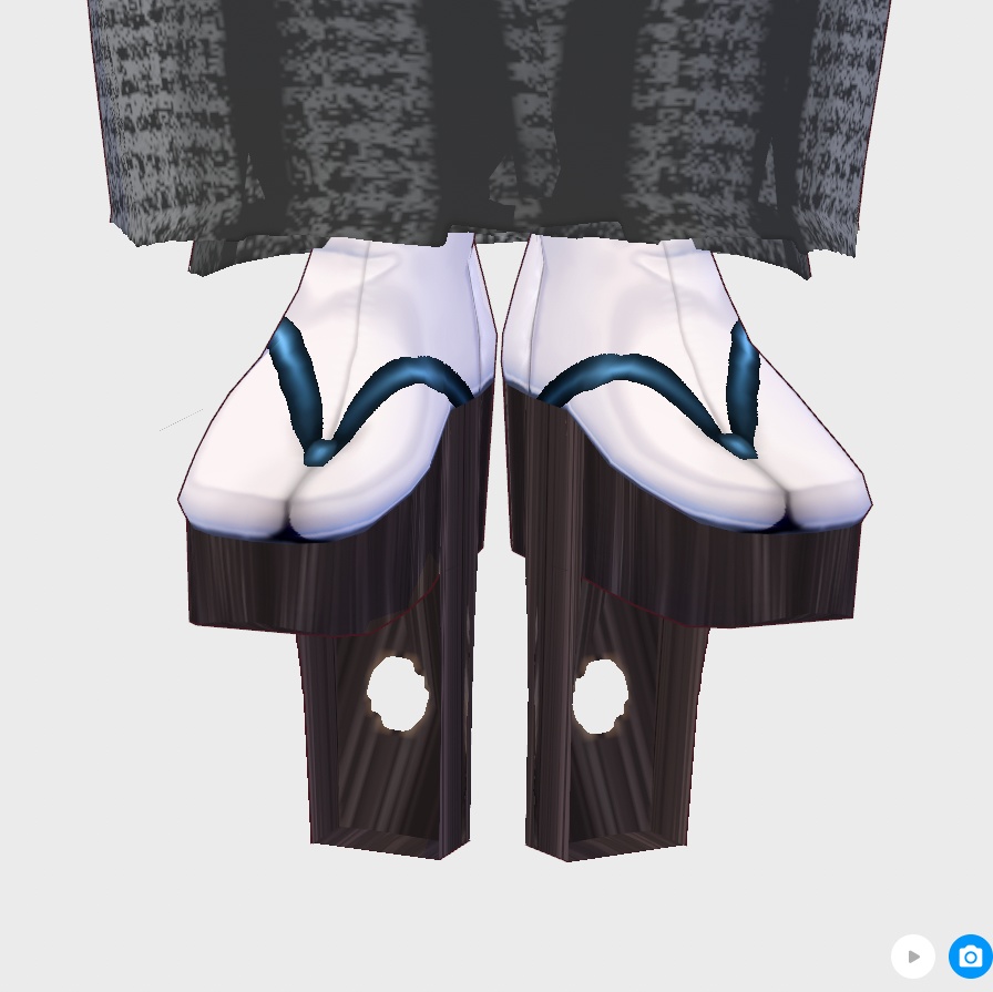 【Vroid】一本歯高下駄風【男女兼用/正式版】