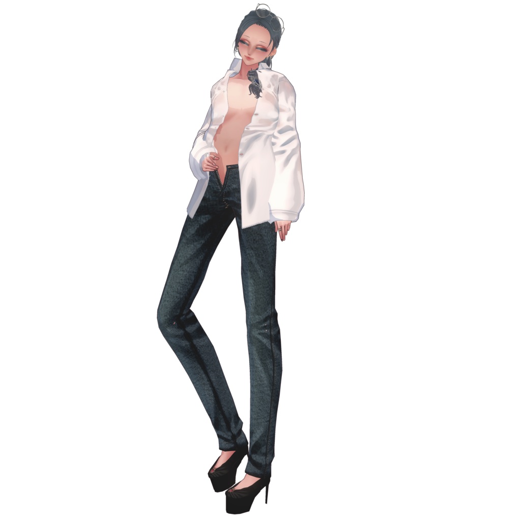 【Vroid】ヌレスケ❤脱ぎぬぎシャツ【男女兼用/正式版】