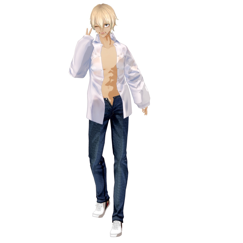 【Vroid】ヌレスケ❤脱ぎぬぎシャツ【男女兼用/正式版】